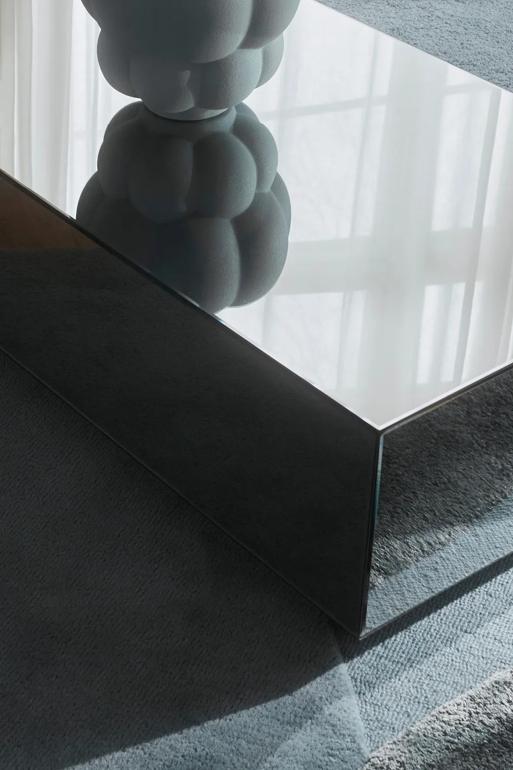 Speculum coffee table 60x120 cm, Black AYTM