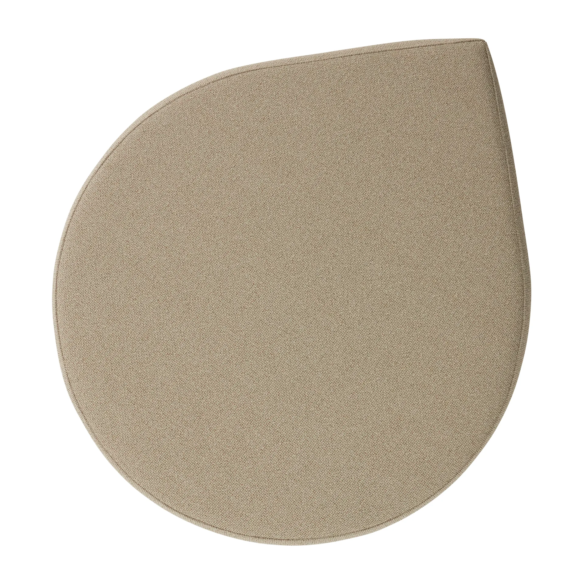 Stilla pouf bouclé, Taupe AYTM