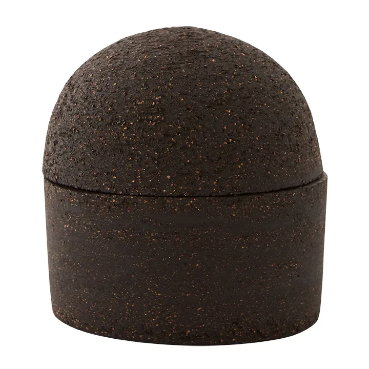Terra storage jar with lid Ø10.7 cm, Java brown AYTM