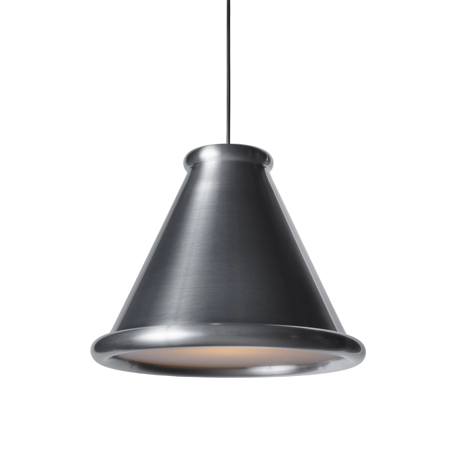 Belle pendant Ø36 cm, Brushed aluminium Belid