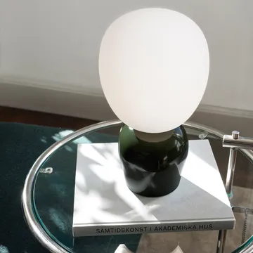 Buddy table lamp opalglass - Glossy forest green - Belid