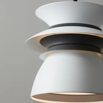 Diablo ceiling lamp Ø16.5 cm - Matte white-warm grey - Belid