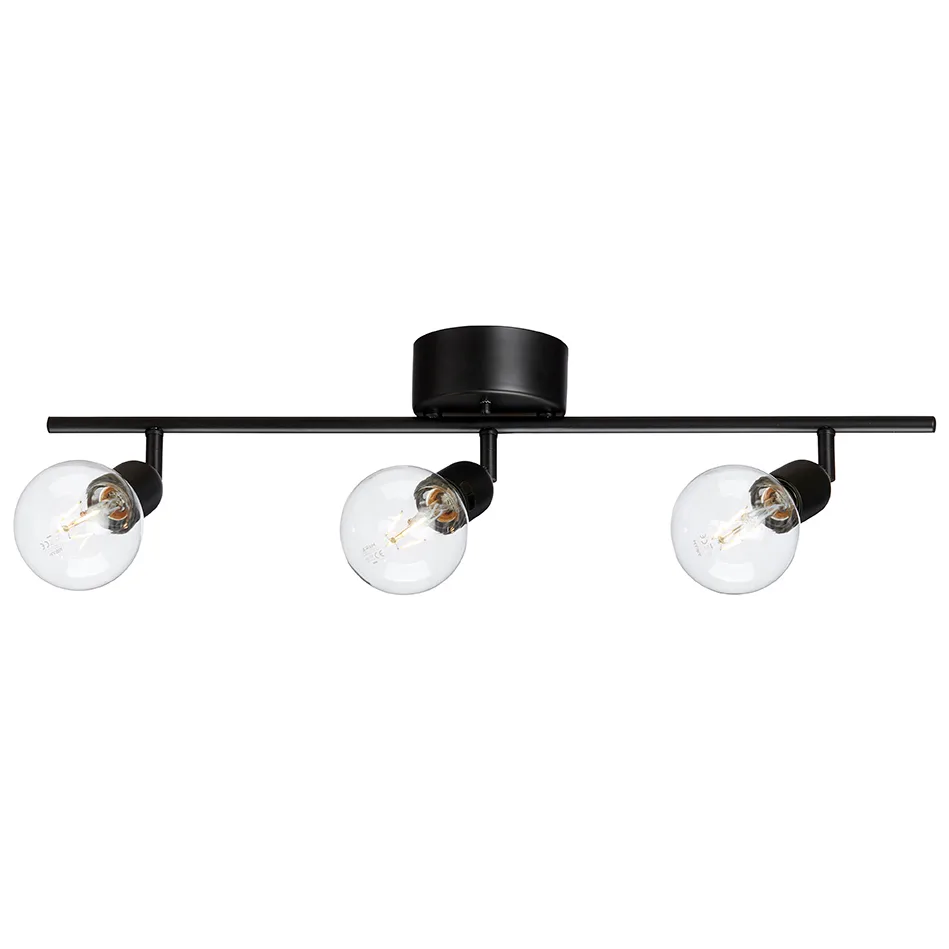 Regal 3 spotlight rail, matte black Belid
