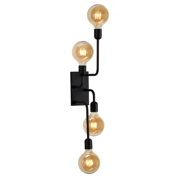 Regal XL wall lamp hard wired - Black - Belid