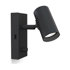 Tyson Left Wall Lamp 16.2 cm, Black Belid