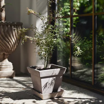 Gaia raw pot - Grey, Ø21 cm - Bergs Potter