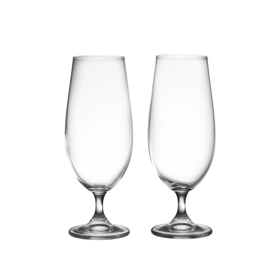 Bitz beer glass 0.38 l 2 st, Clear glass Bitz