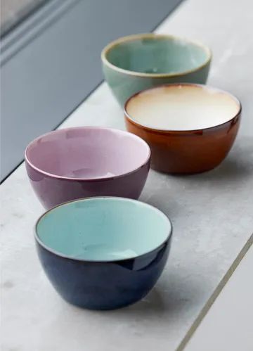 Bitz bowl set Ø12 cm 4-pack - Assorted colours - Bitz
