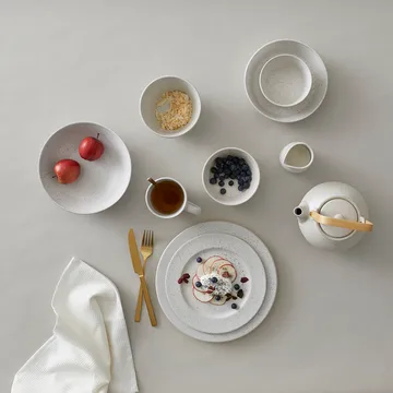 Bitz dessert plate Ø22 cm matte - matte cream white - Bitz