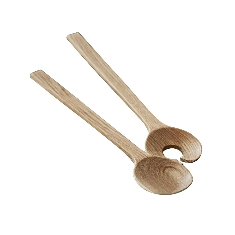 Bitz salad cutlery oak, Oak Bitz