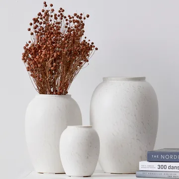 Bitz vase 12.5 cm - matte cream white - Bitz