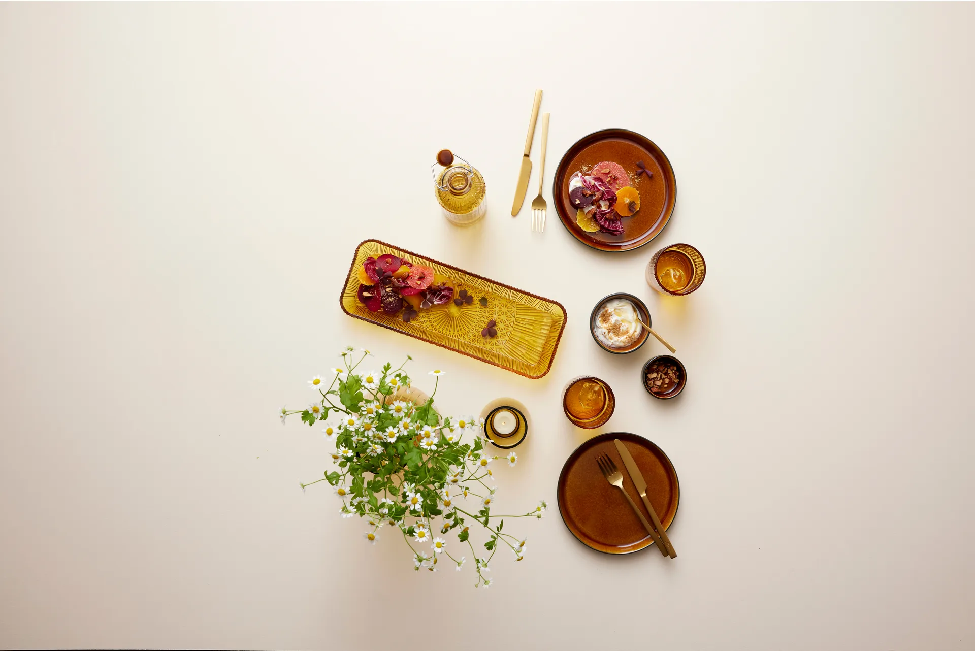 Kusintha serving dish rectangular 14x38 cm, Amber Bitz