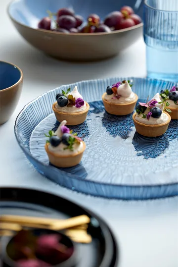 Kusintha serving dish round Ø30 cm - Blue - Bitz