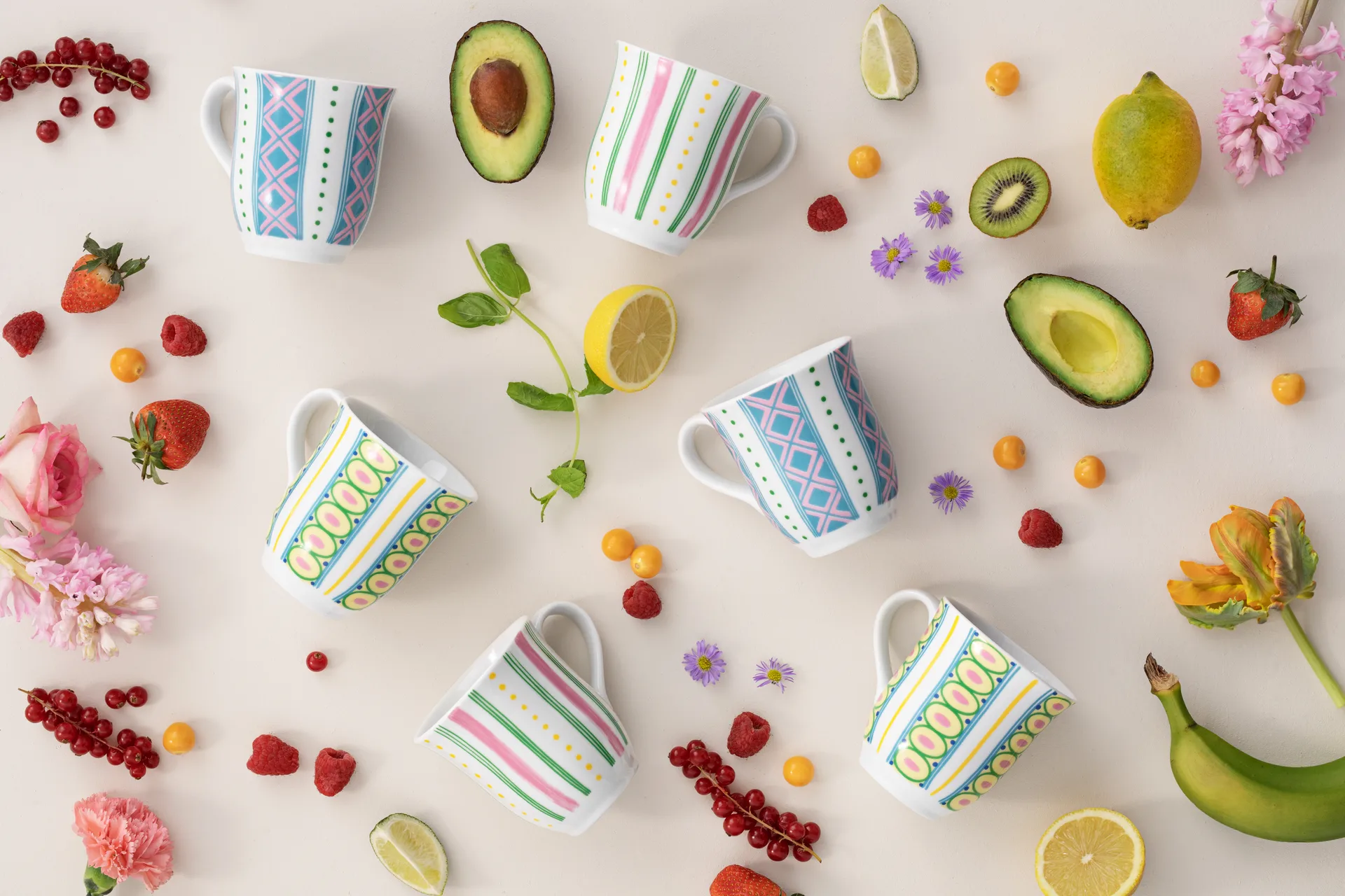 Eva mug 35 cl, Light blue Bjørn Wiinblad