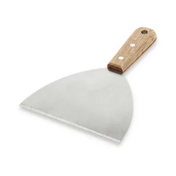 Blomsterbergs chocolate scraper - Oak-stainless steel - Blomsterbergs