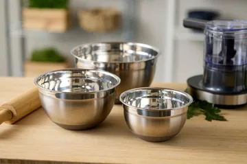 Mixing bowl with silicone base latte. - 5 liters - Blomsterbergs