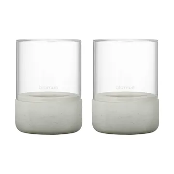 Calma lantern Ø7 cm 2-pack - Light grey - blomus