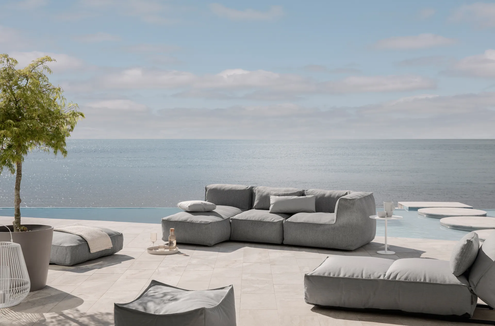 Grow modular sofa combination H,  blomus