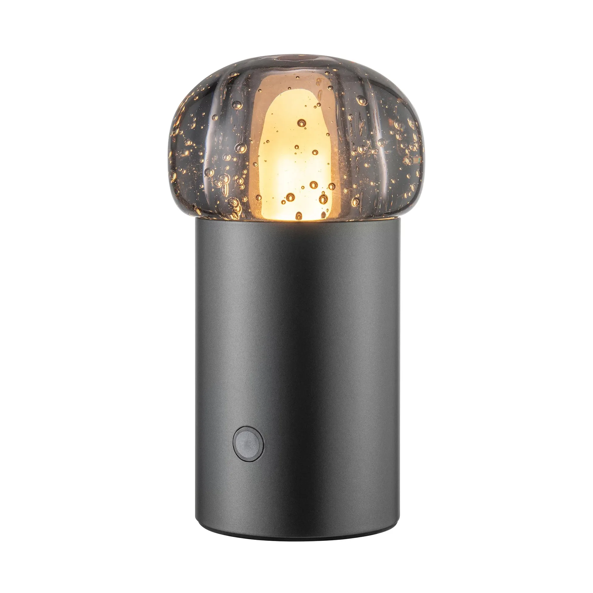 Iris LED lamp 18 cm, Gun metal blomus
