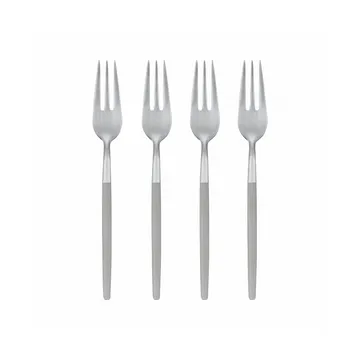 Maxime dessert fork 4-pack - Mourning dove - blomus