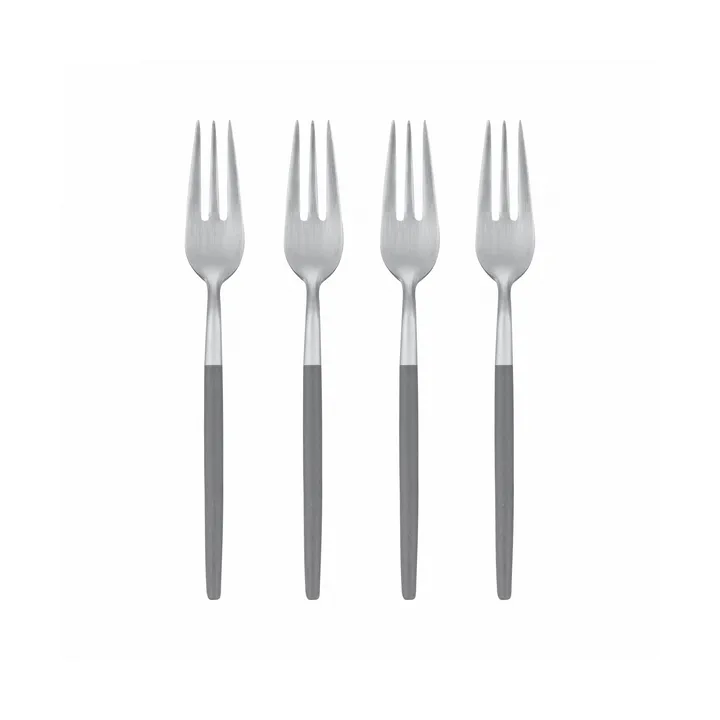 Maxime dessert fork 4-pack - Sharkskin - blomus