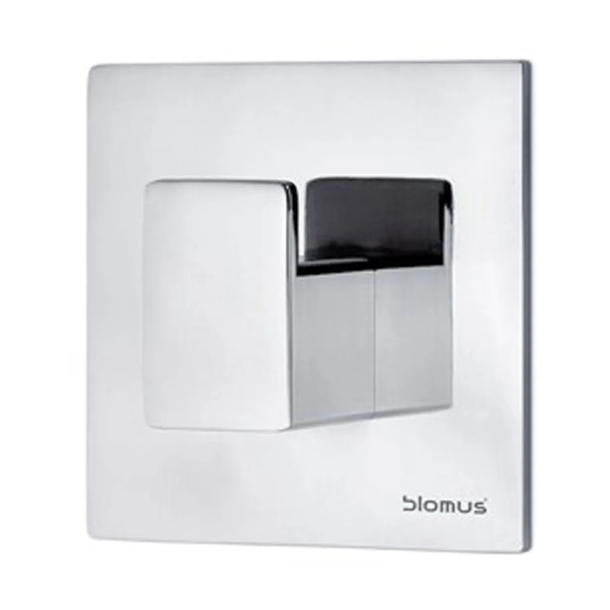 Menoto self-adhesive hook 6x6 cm, Polerat stainless steel blomus