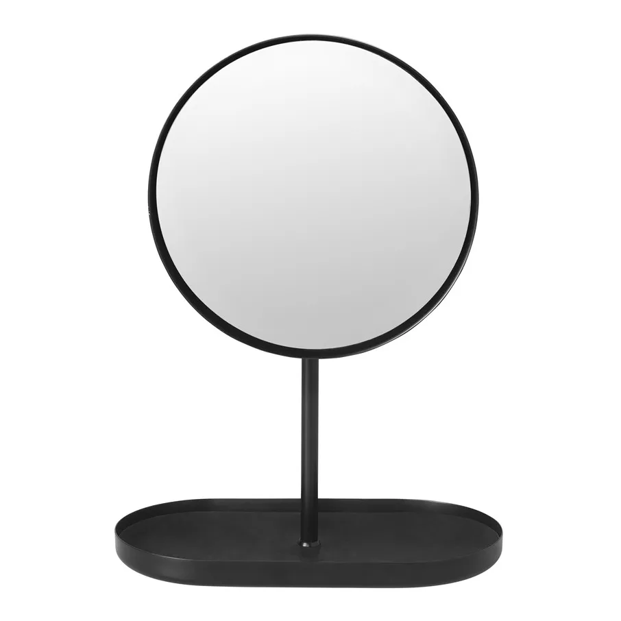 Modo make-up mirror, Black blomus