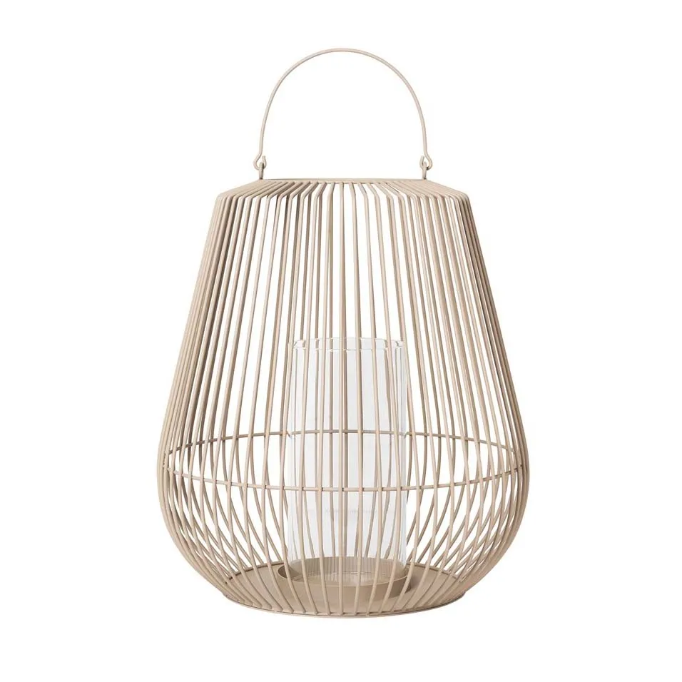 Nidea lanterna S 52.5 cm, nomad (beige) blomus