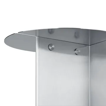 ORU bench 80x45 cm - Matte stainless steel - blomus