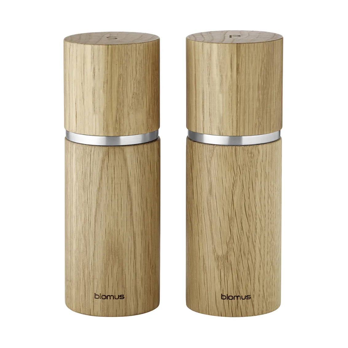 Pepe Salt and Pepper Grinder Set 15 cm, Oak blomus