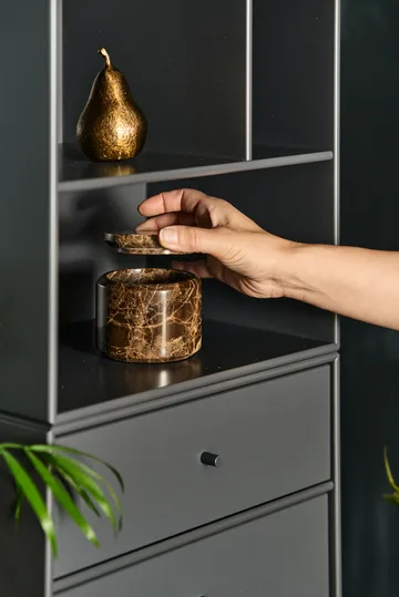 Pesa storage box Ø 9 cm - brown - blomus