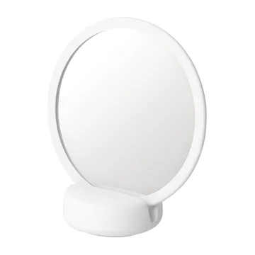Sono Vanity table mirror Ø17 cm - White - blomus