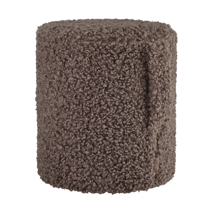 Teddy pouf - Espresso, Ø35x40 cm - blomus