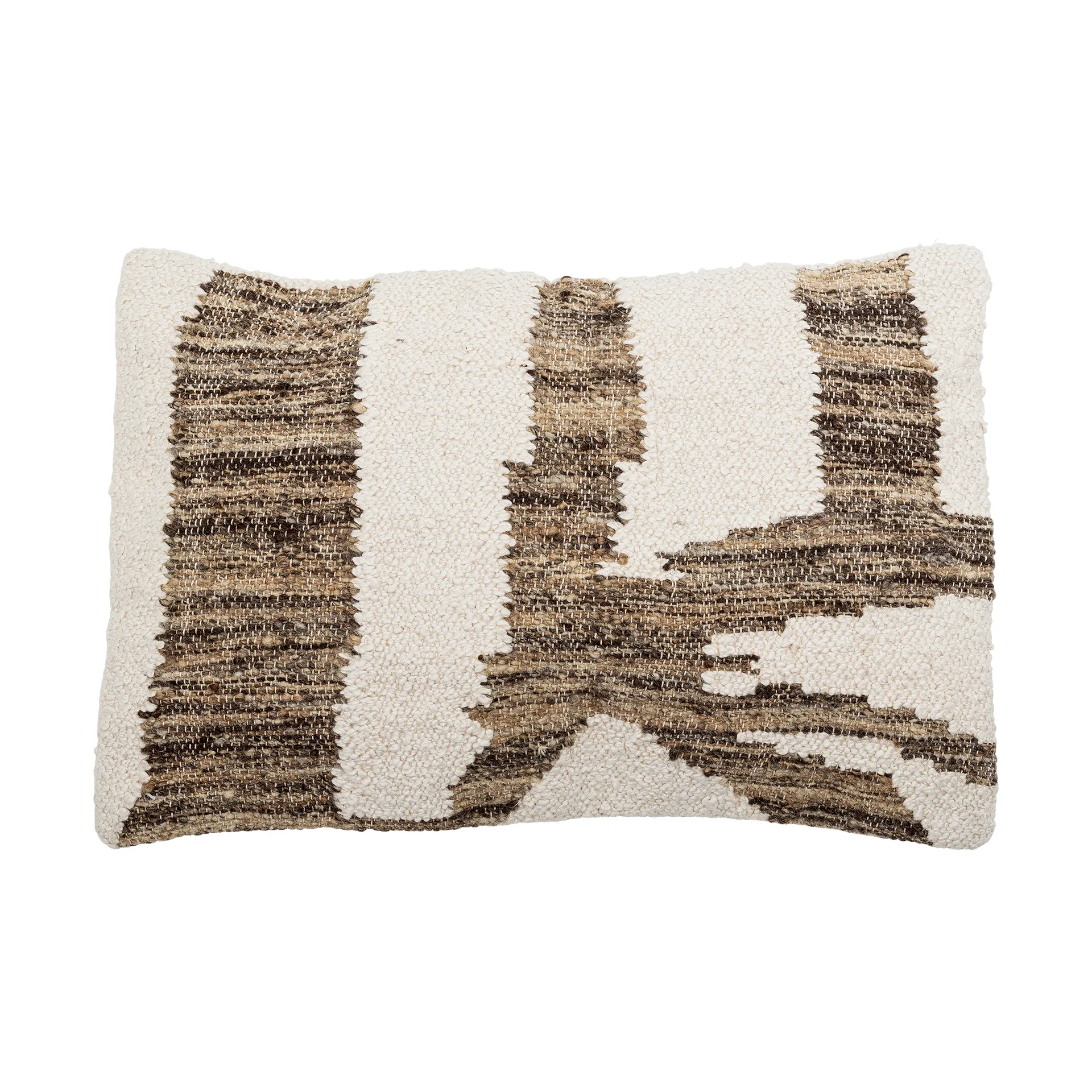 Abano pillow 40x60 cm, White-brown Bloomingville