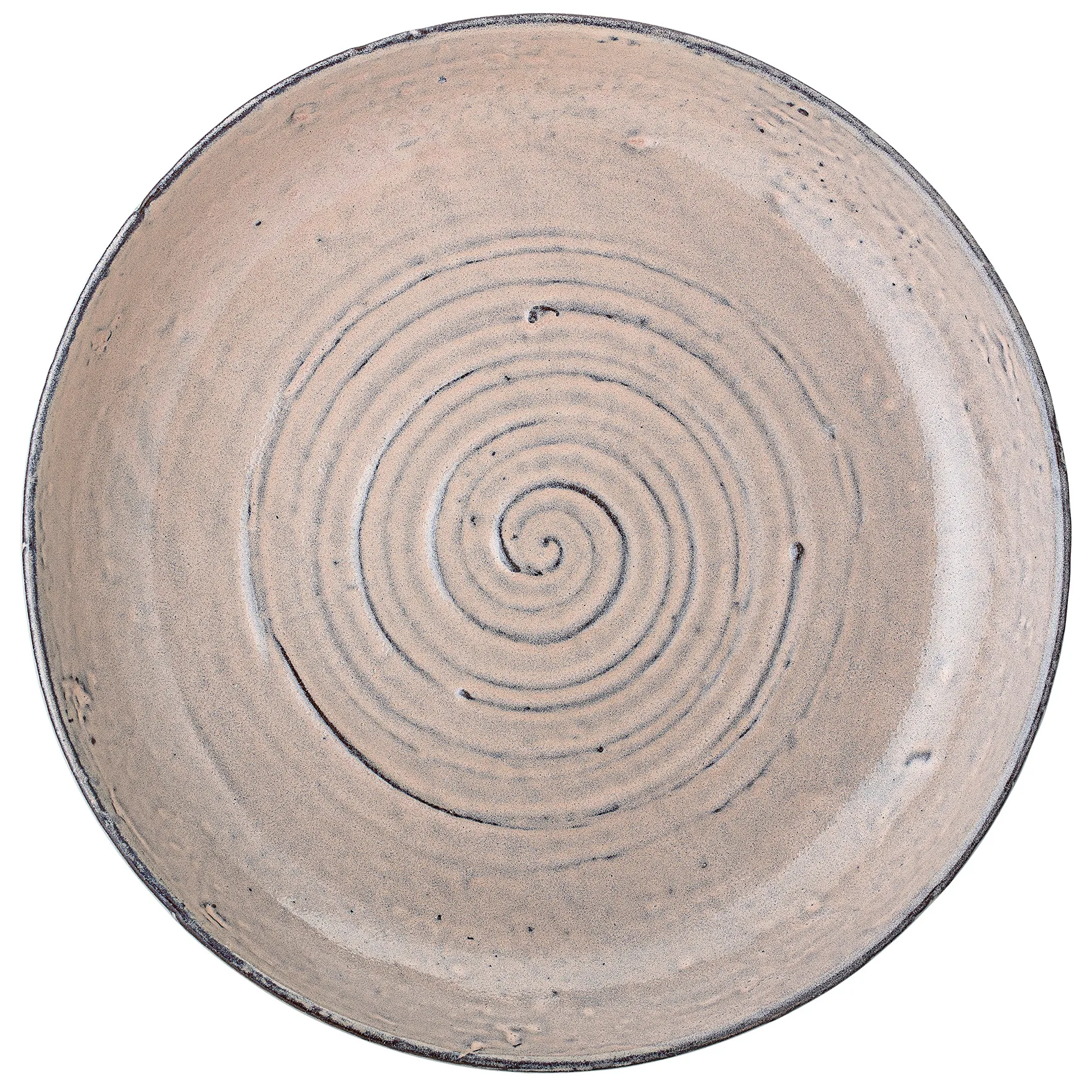 Alia plate stoneware pink, 27 cm Bloomingville