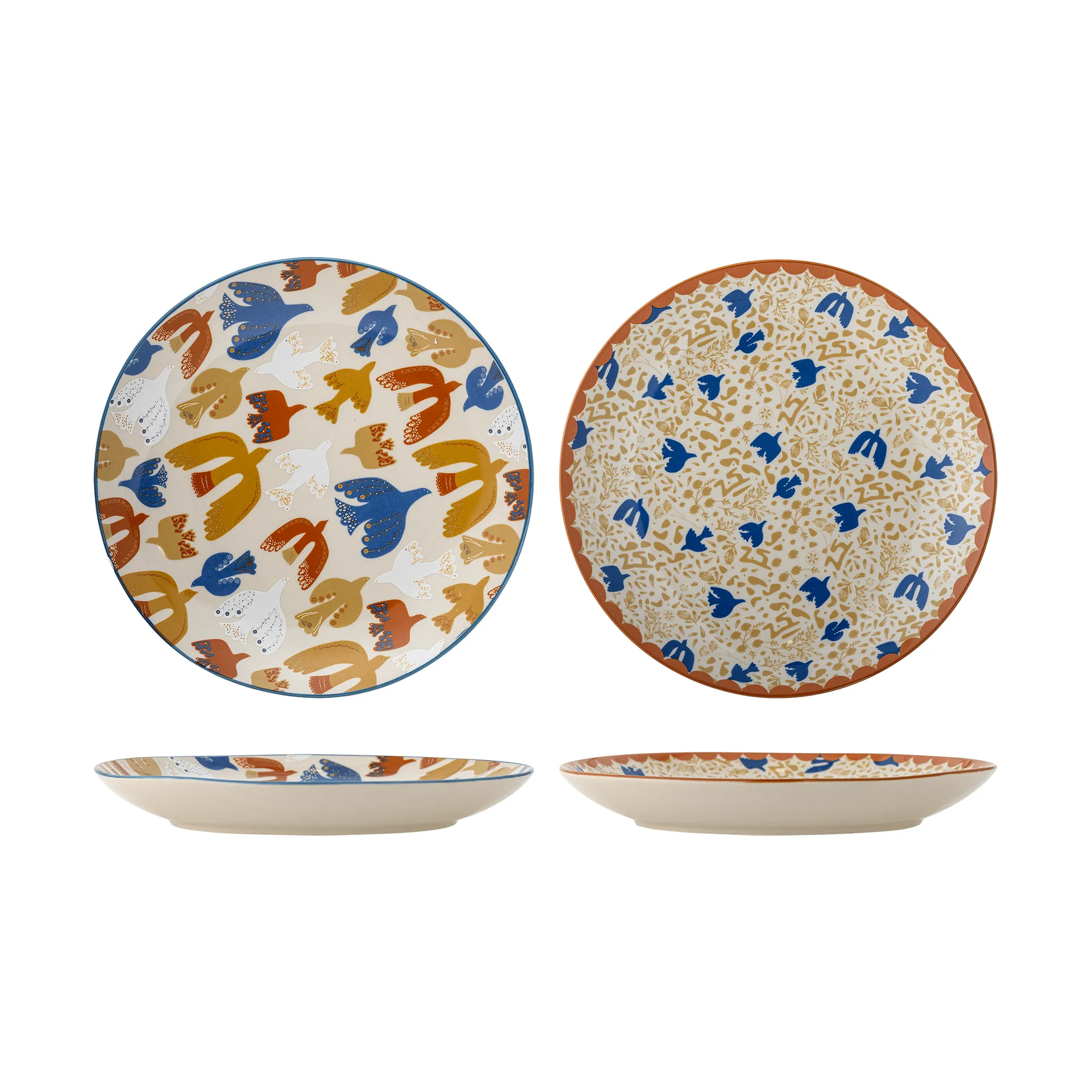 Anniversary plate, Multi, Ø25 cm, 2 pieces Bloomingville