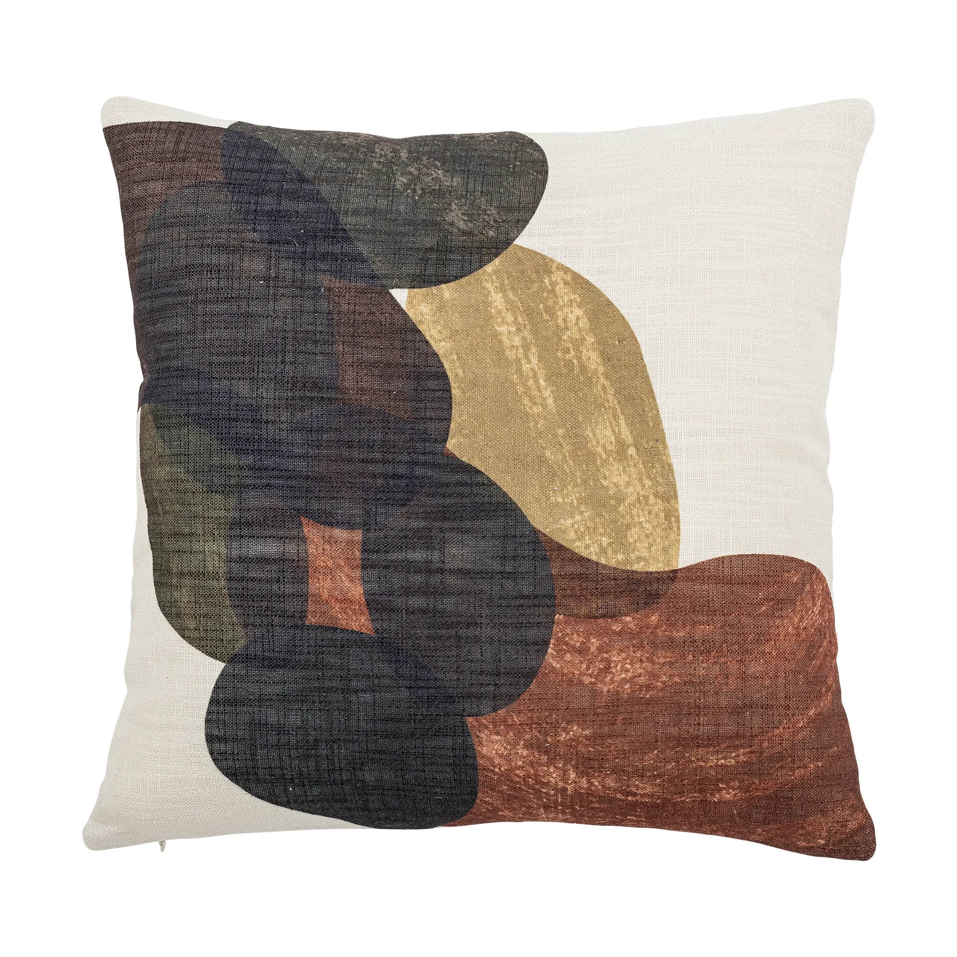 Arona cushion 45x45 cm, White-brown Bloomingville