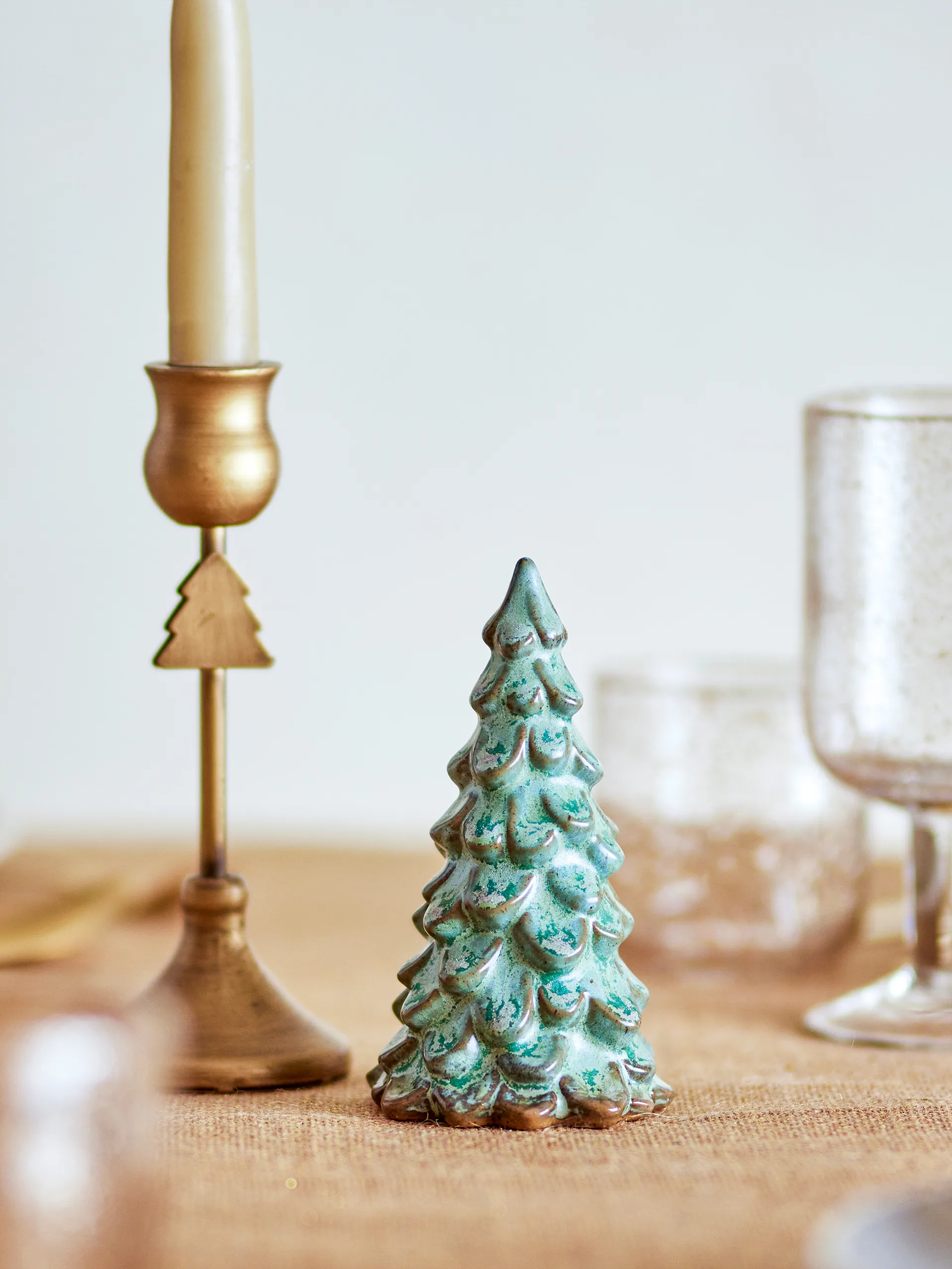 Auden decorative tree 14 cm, Green Bloomingville
