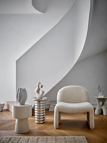 Basso side table Ø34x46 cm - Natural - Bloomingville