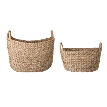 Bloomingville basket 2-pack water hyacinth - Nature (beige) - Bloomingville