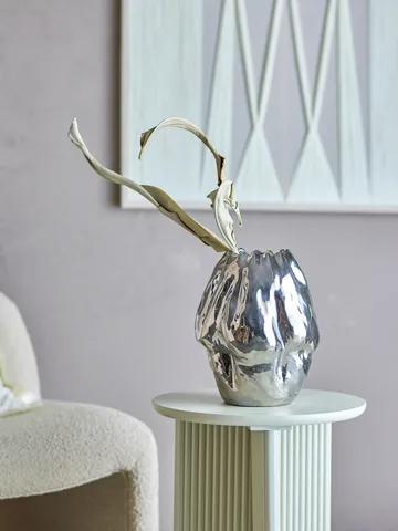Bobby vase 23.5x29 cm - Silver - Bloomingville