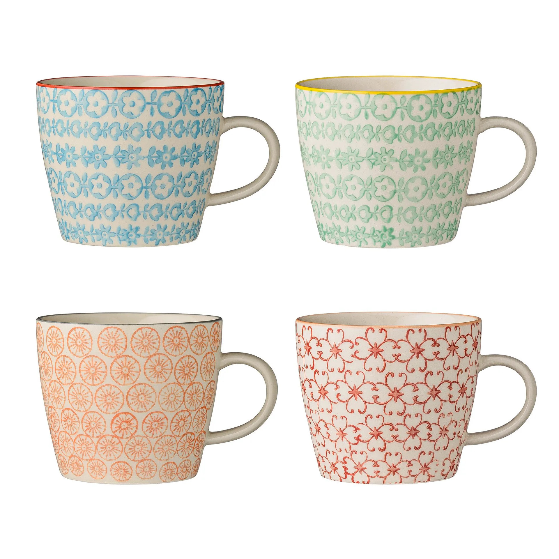 Carla mug 4 pieces multi,  Bloomingville