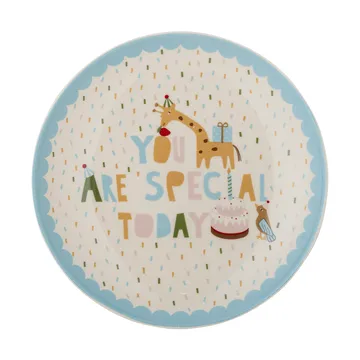 Celebrate plate Ø16 cm - Blue - Bloomingville