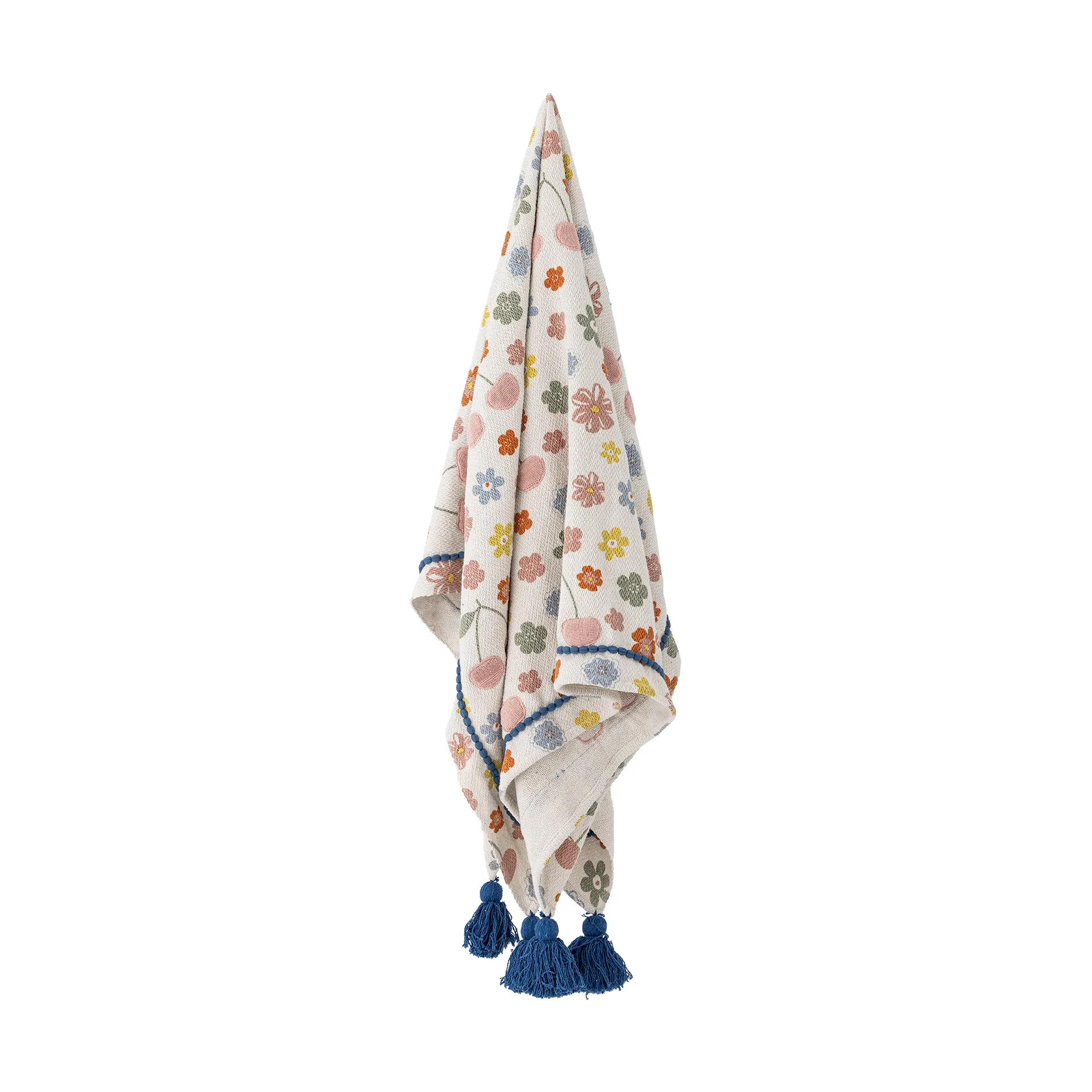 Cherry cotton throw 160x130 cm, Rose Bloomingville