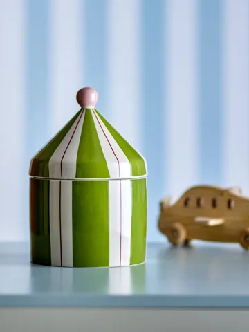 Cimmi jar with lid - Green - Bloomingville