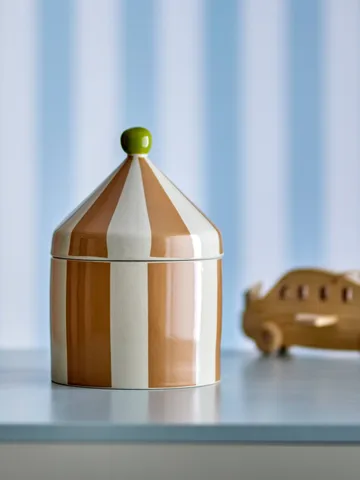 Cimmi jar with lid - Natural - Bloomingville