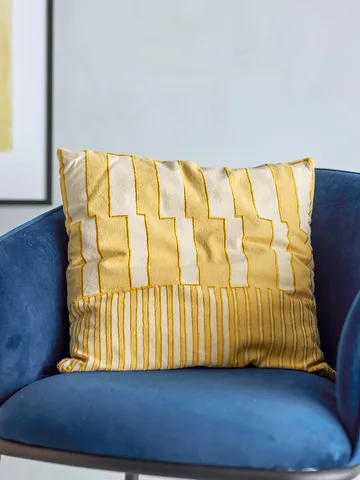 Cowes cushion 40x40 cm - Yellow - Bloomingville