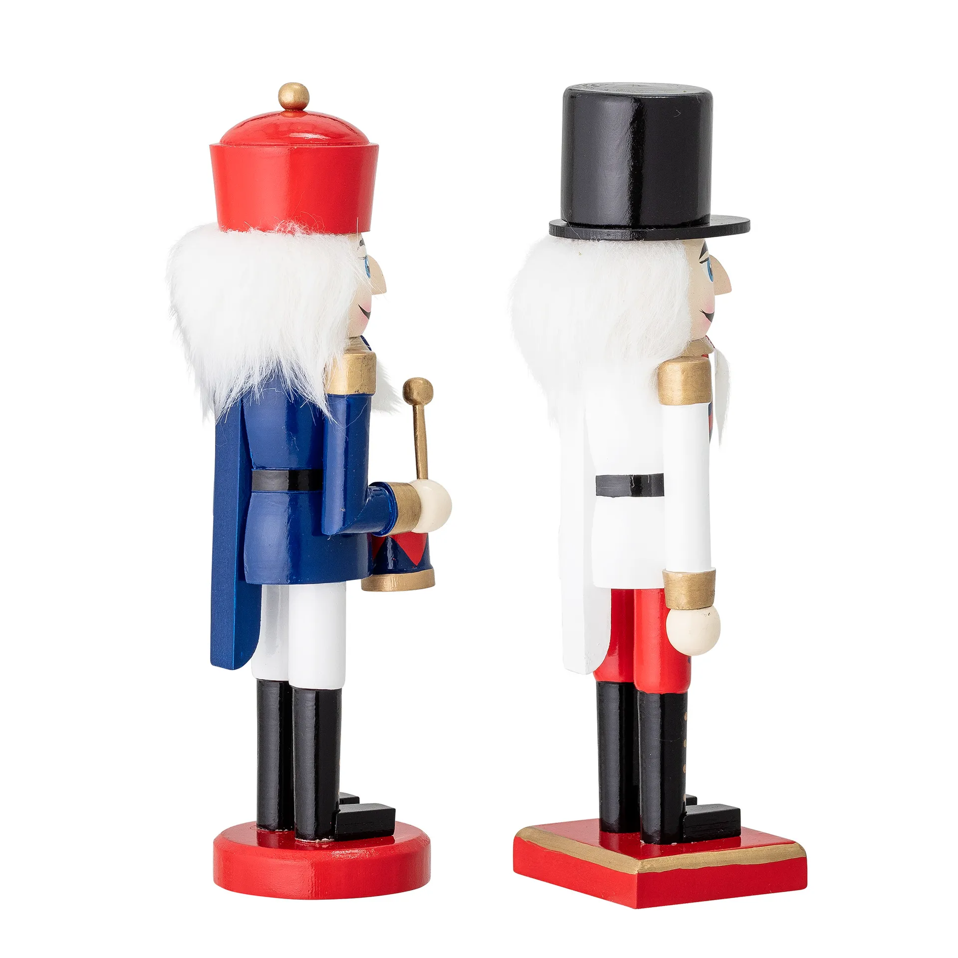 Darren nut cracker decoration 20.5 cm 2 pieces, Red Bloomingville