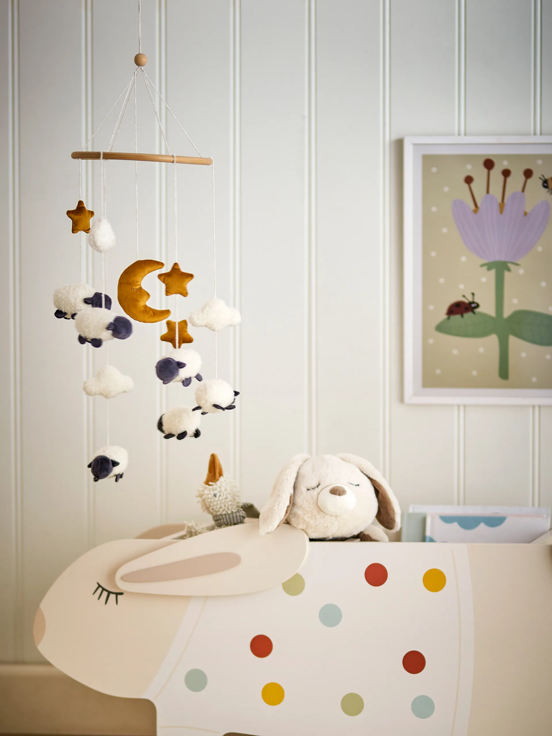 Dolly mobile 20x75 cm, White Bloomingville
