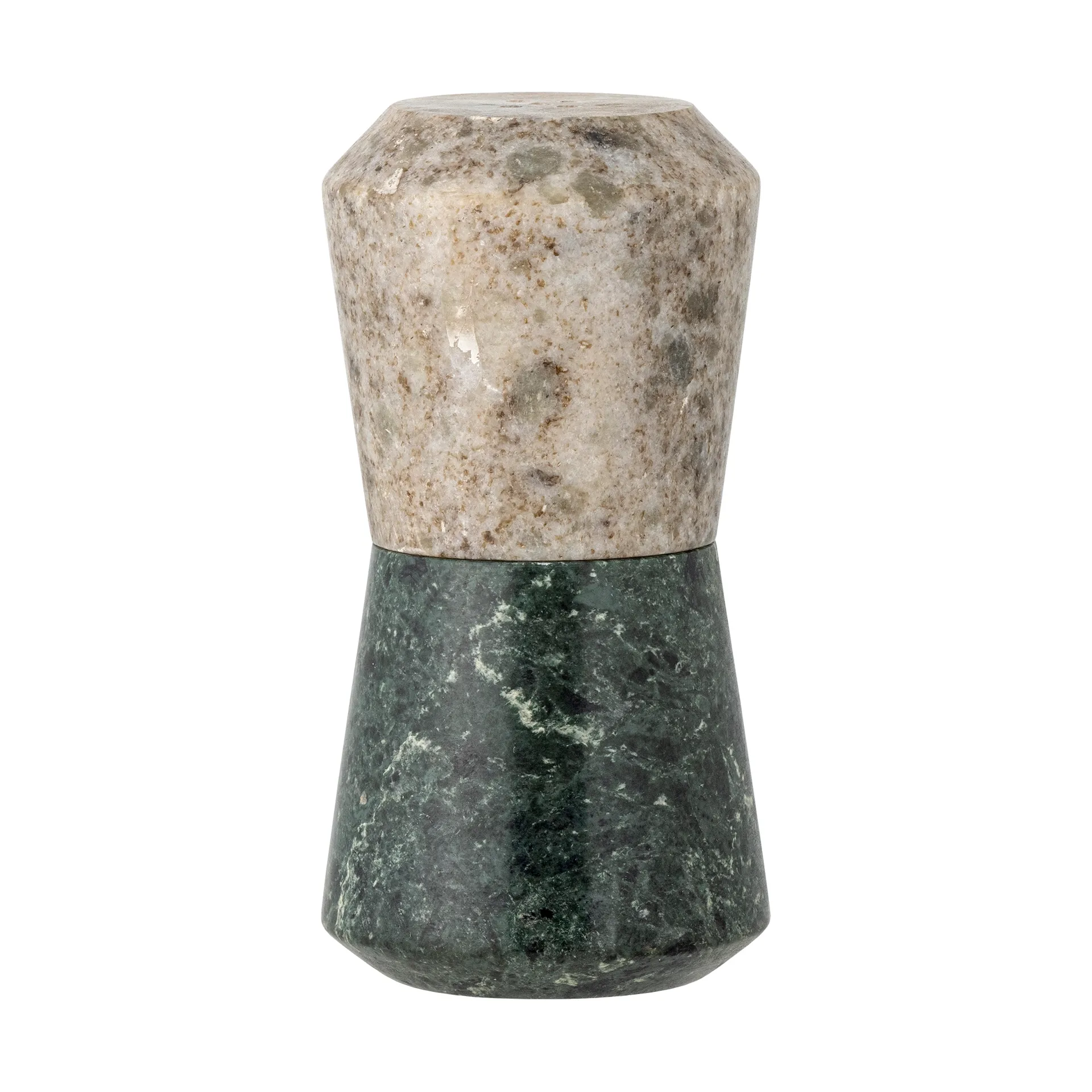 Duo Salt and Pepper Mill 12 cm, Marble Bloomingville